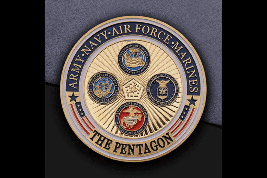 Pentagon Multi – Service Navy Challenge Coin