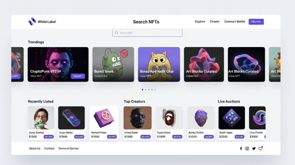 best white label NFT marketplace solutions