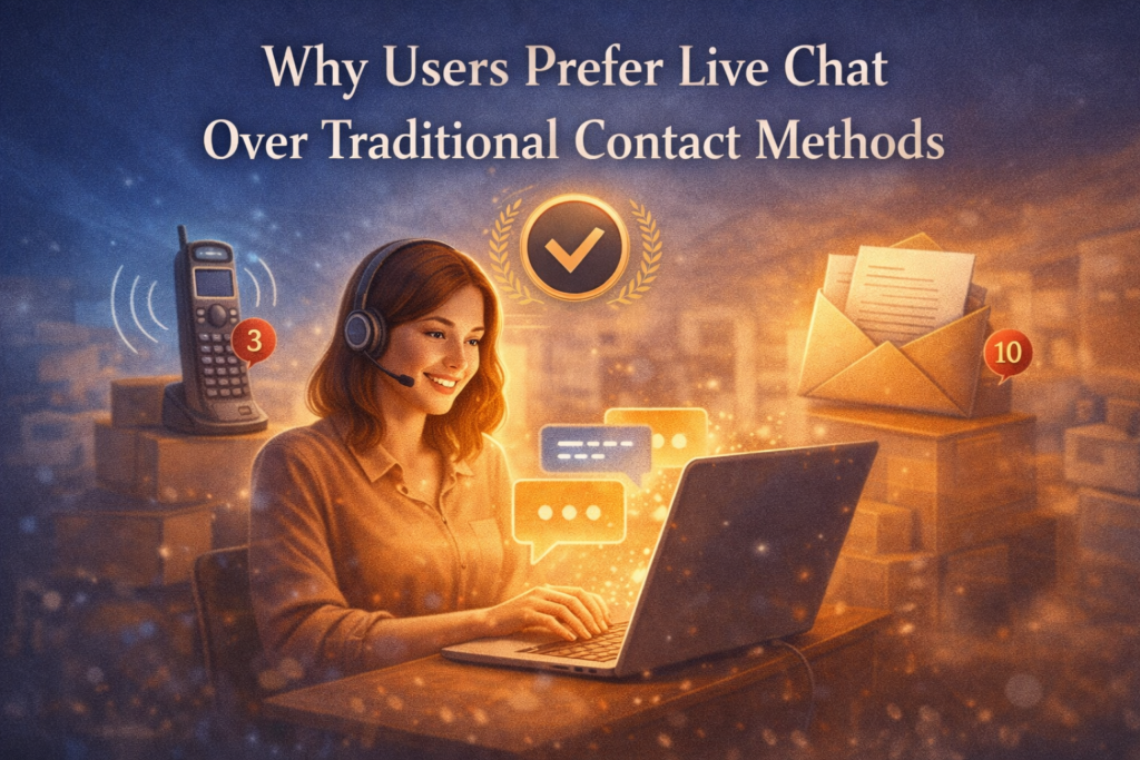 Why Users Prefer Live Chat Over Traditional Contact Methods