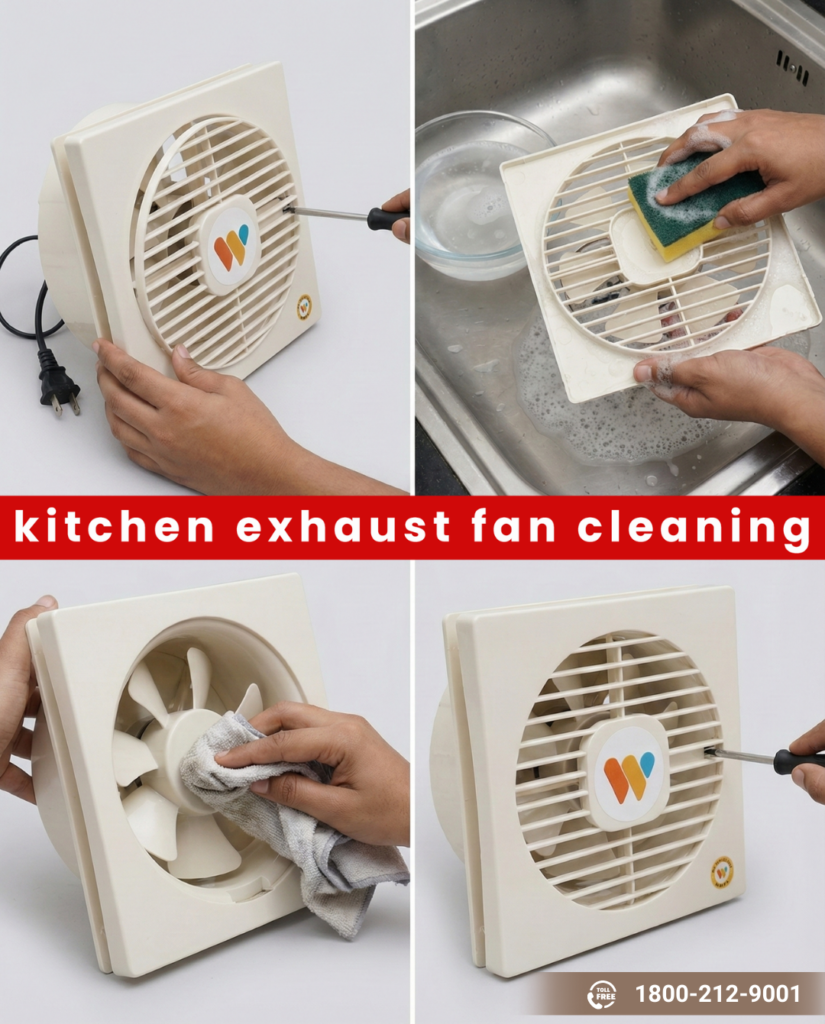 clean exhaust fan kitchen