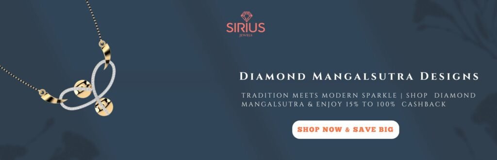 diamond mangalsutra design
