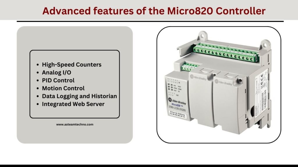 Advanced features of the Micro820 Controller