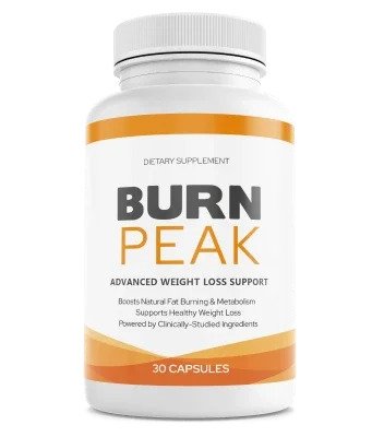 burn peak weight loss supplement image 