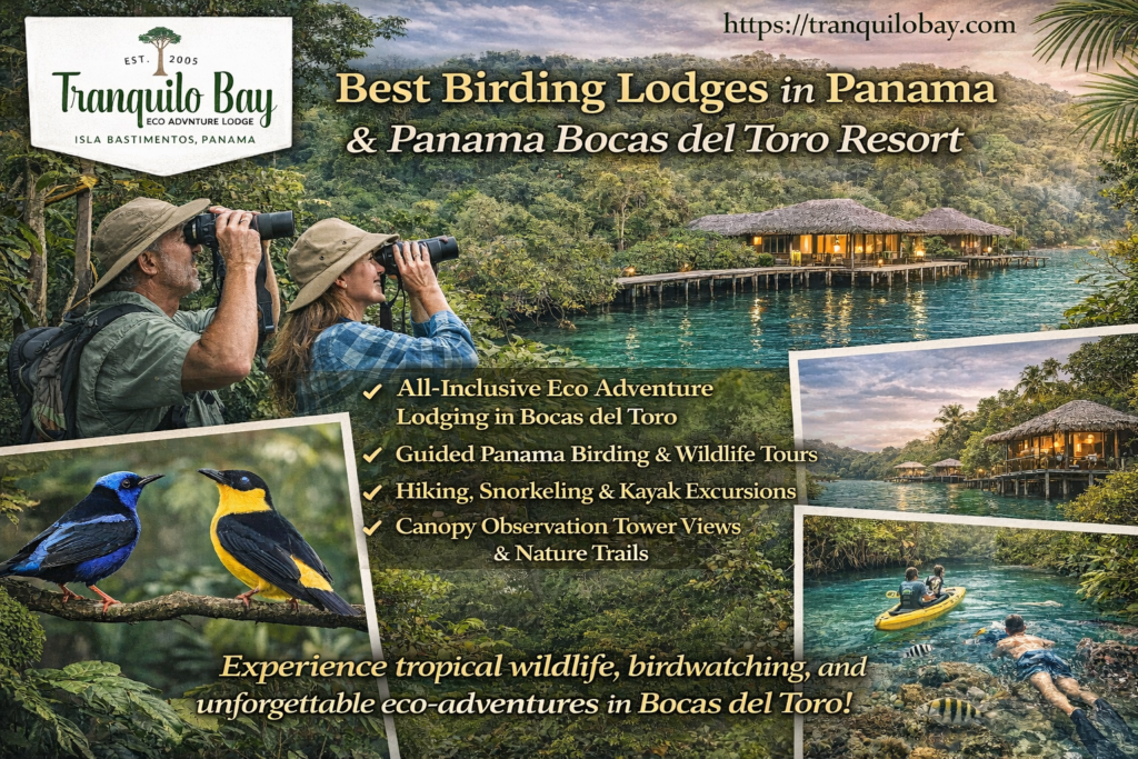 best birding lodges in panama & panama bocas del toro resort