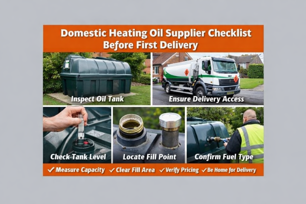 Domestic Heating Oil Supplier Checklist Before Your First Delivery