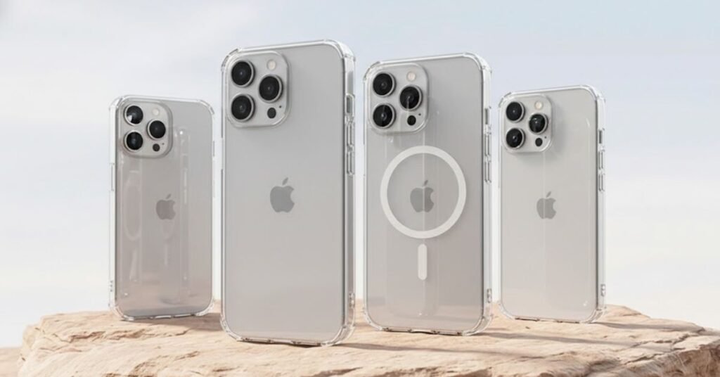 anti yellow clear case