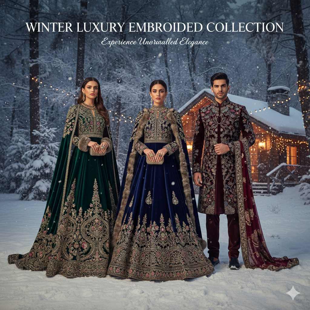What Makes the Winter Luxury Embroidered Collection Unique? Winter Luxury Embroidered Collection