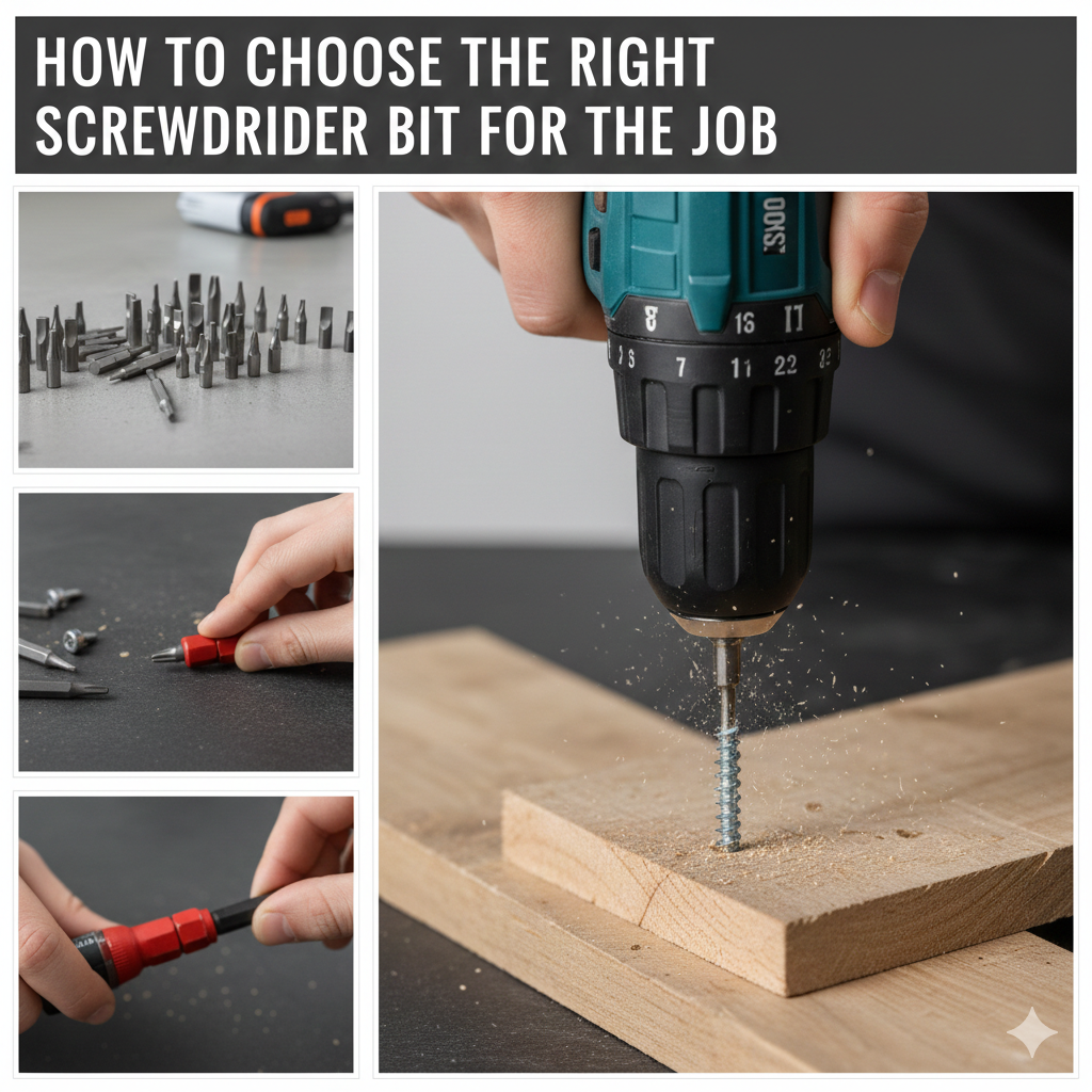 How to Choose the Right Screwdriver Bit for the Job