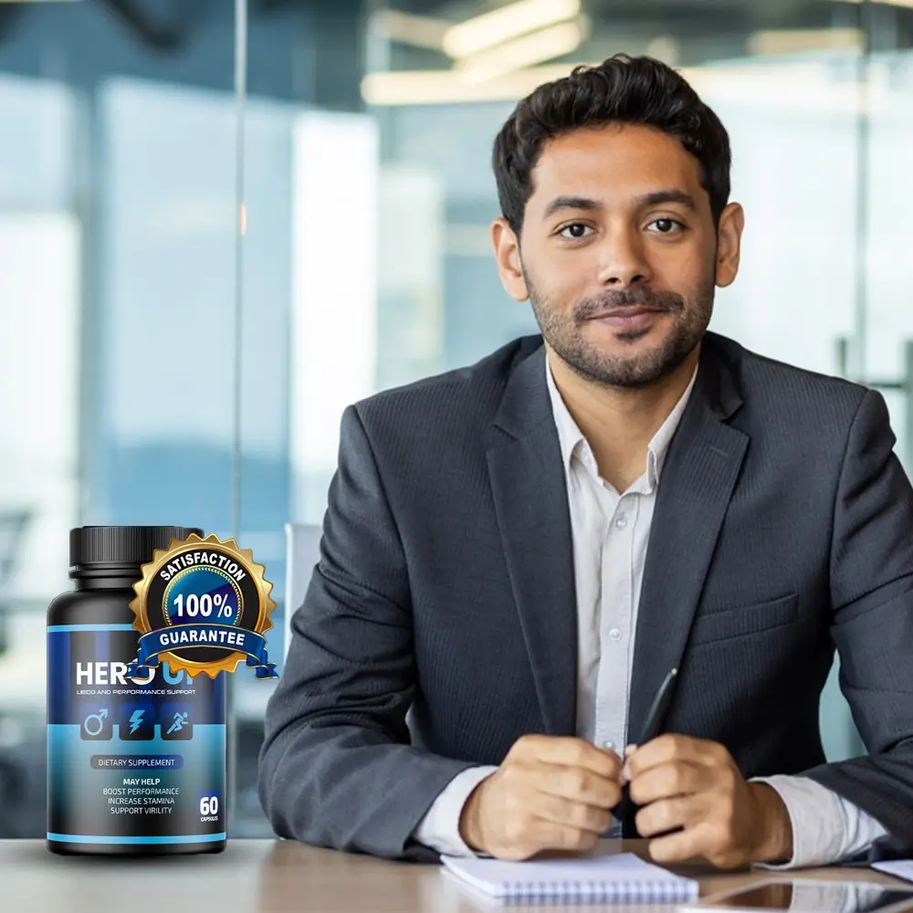 HeroUP™ – Natural Male Performance & Vitality Supplement Hero up