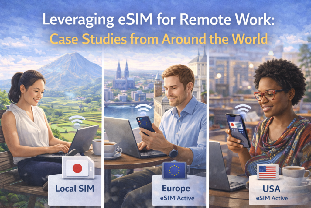Leveraging eSIM for Remote Work: Case Studies from Around the World