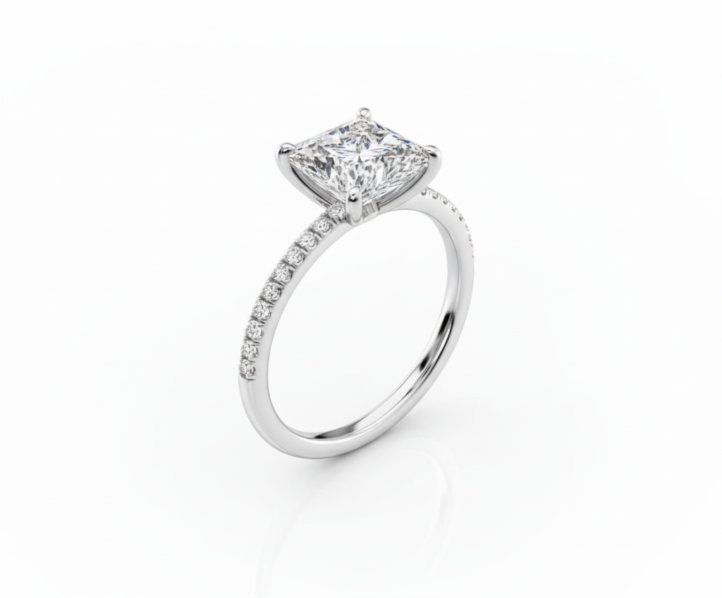 moissanite wedding rings