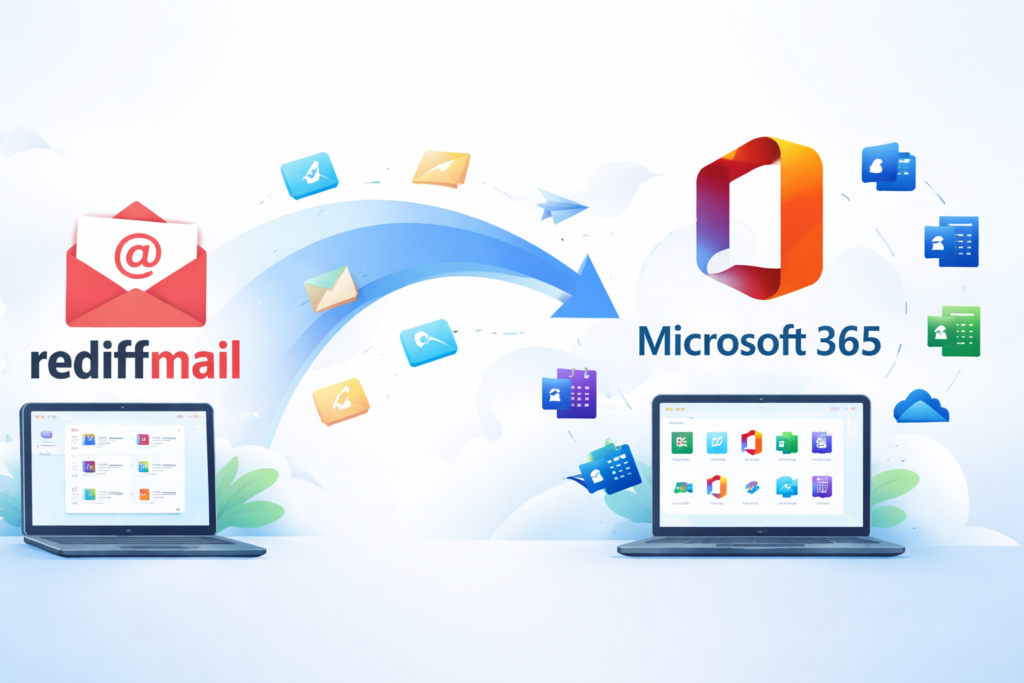 Rediffmail to Office 365