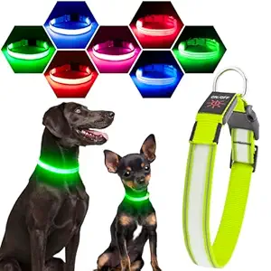 Reflective Dog Collar for Safe Night Walks Reflective Dog Collar