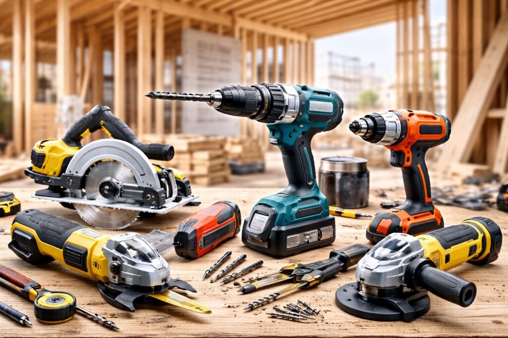 Top Power Tools for Construction Projects from Oddessey Power Tools Power Tools for Construction
