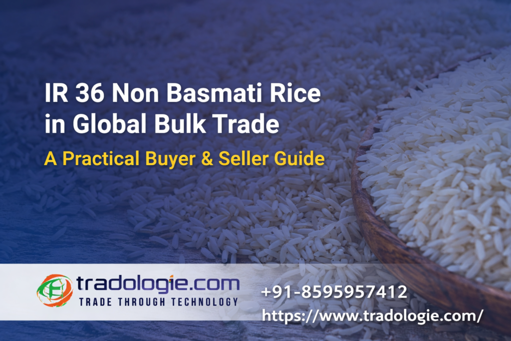 IR 36 Non Basmati Rice in Global Bulk Trade