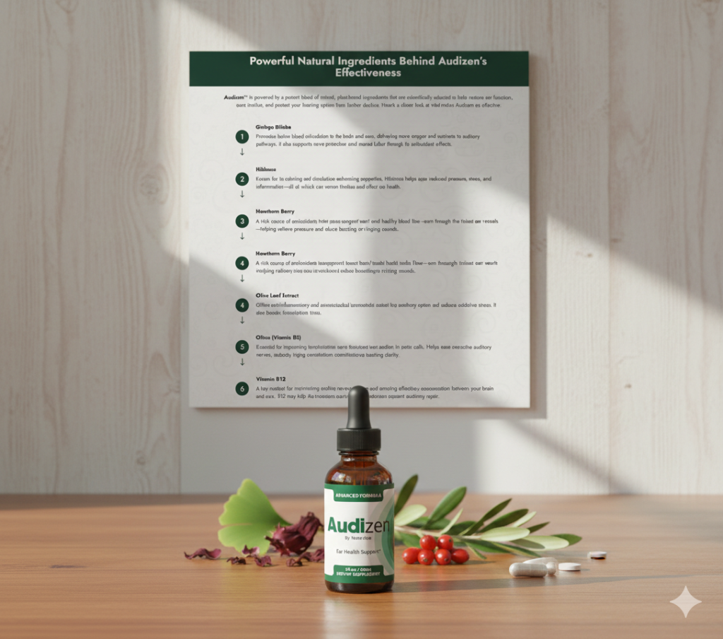 Ingredients in Audizen Drops