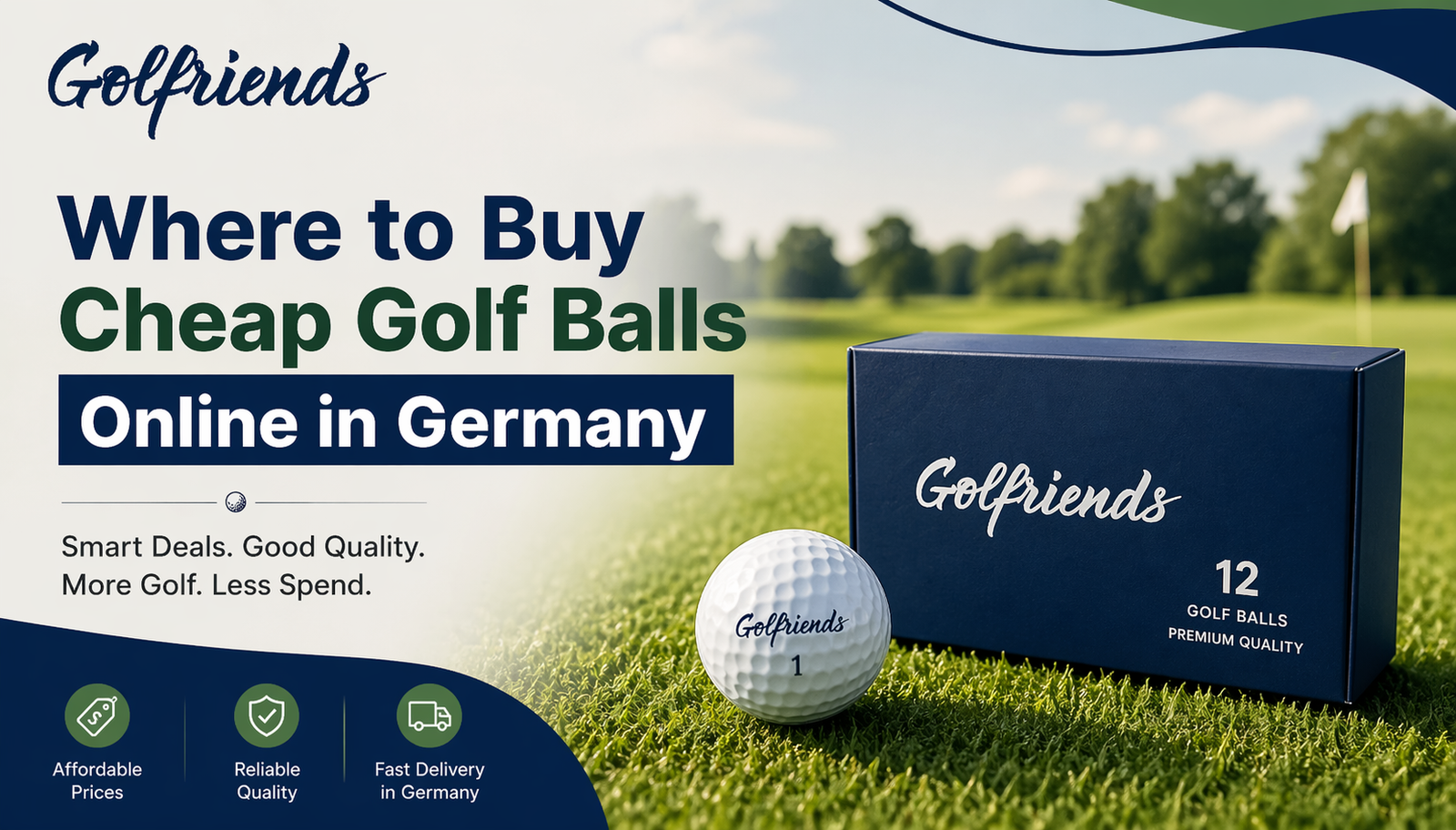 Buy golf balls online in Germany