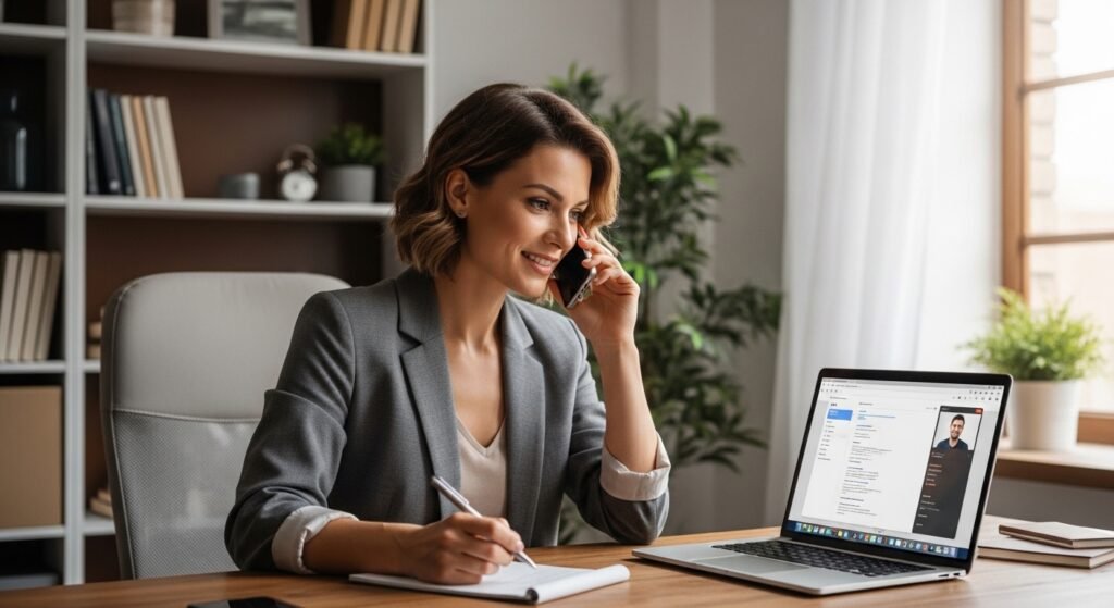 Hosted phone system with wavetel business