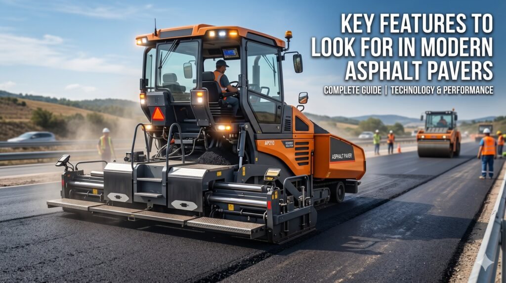 Key Features to Look for in Modern Asphalt Pavers