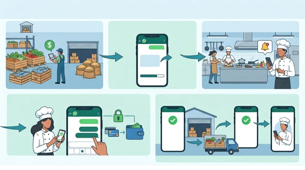 Why WhatsApp-Based Invoicing Is the Future of B2B Payments in Food Trade