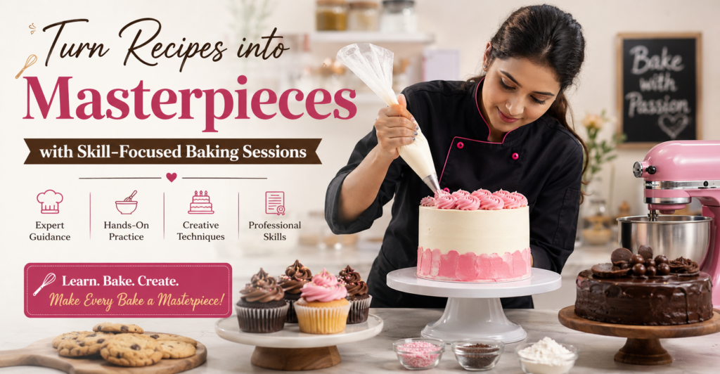 Turn Recipes into Masterpieces with Skill-Focused Baking Sessions