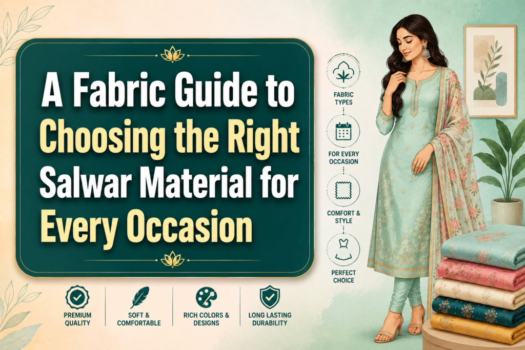 A Fabric Guide to Choosing the Right Salwar Material for Every Occasion