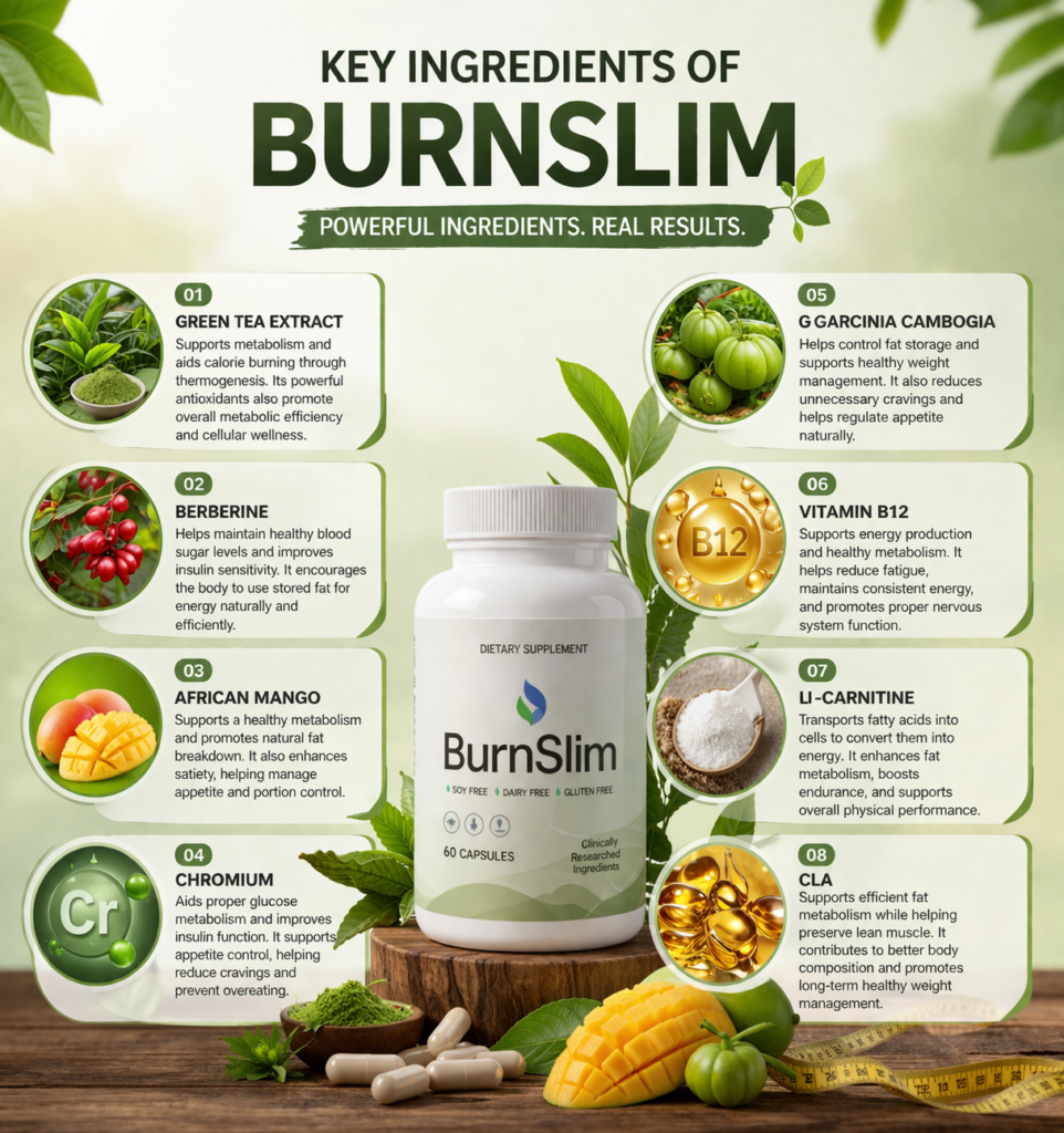 Key Ingredients in Burn Slim