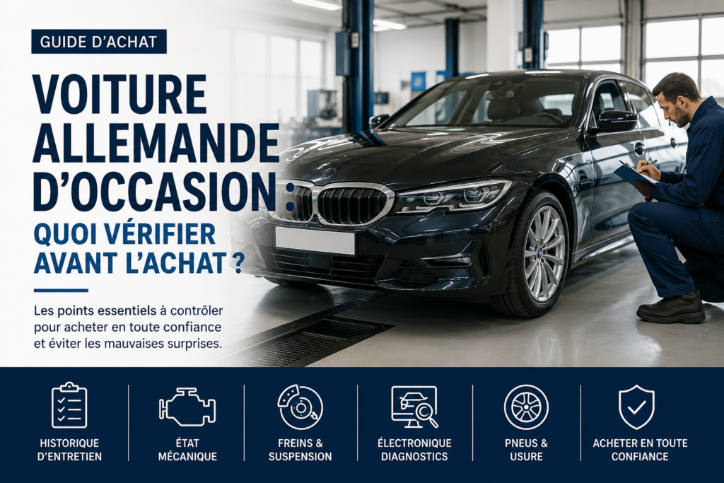 Voiture allemande d’occasion quoi vérifier avant l’achat